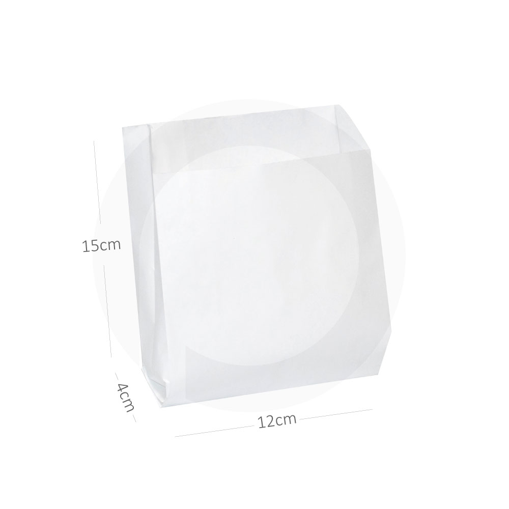 [392055] #2 Satchel White Paper Bag 1000/ctn
