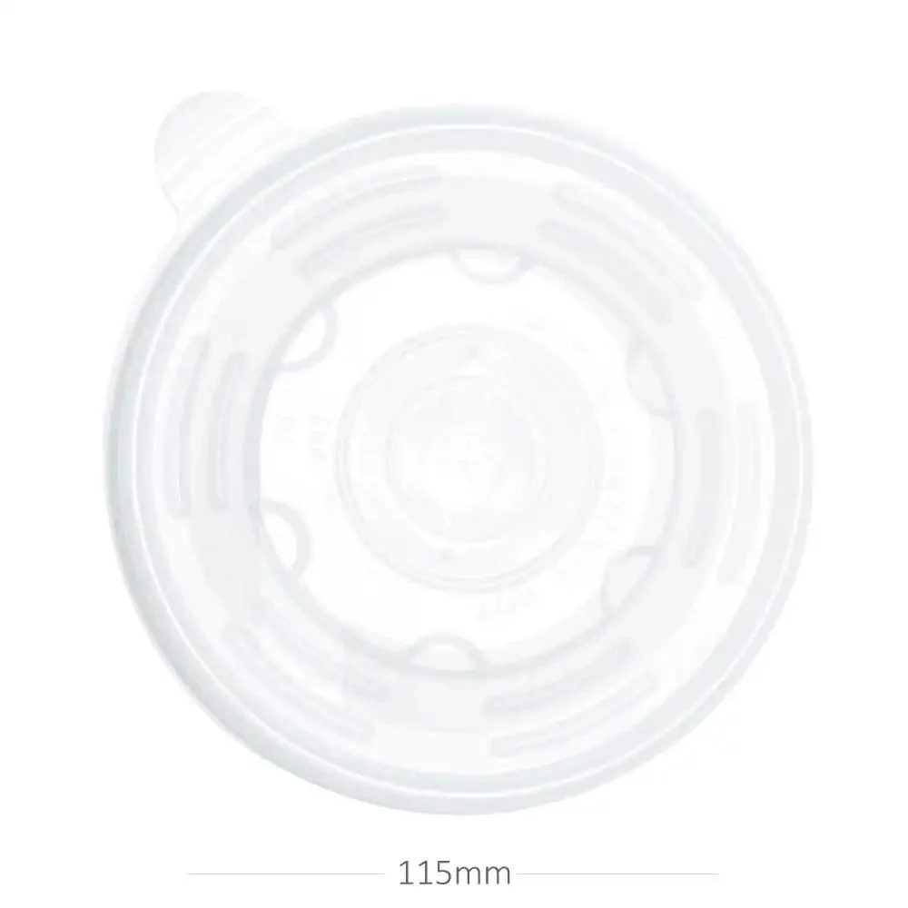 [076015] 115mm PP Plastic Soup Cup Lid 500/ctn