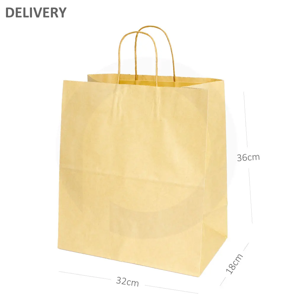 [101006] #7 Kraft Paper Twisted Handle Bag 200/ctn